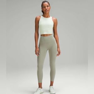 NWT Lululemon Wunder Train High-Rise Tight w/ Pockets 25" Laurel Green - size 12